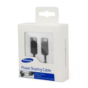 Samsung Power Sharing Cable Notfall Ladekabel EP-SG900UBEGWW schwarz verpackt